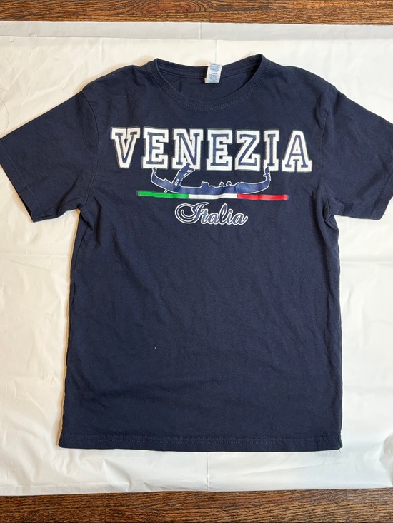 JHK Other - Venezia Italia Venice Italy Souvenir T Shirt Youth Size 12-14 Blue Graphic Tee